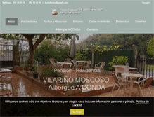 Tablet Screenshot of pensionvilarino.com